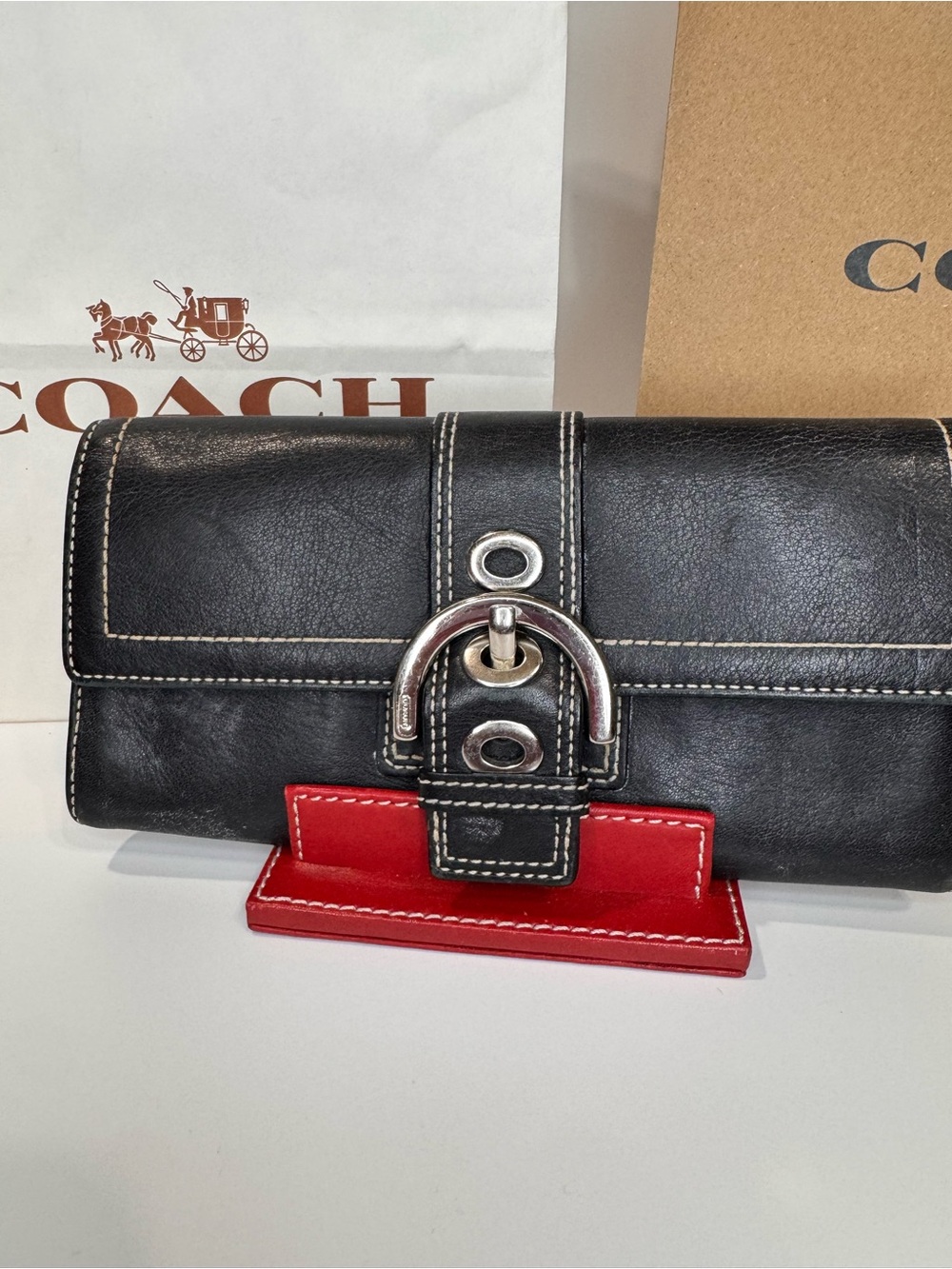 Coach Black Leather Soho? Wallet